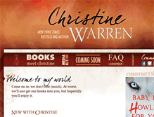 Tablet Screenshot of christinewarren.net